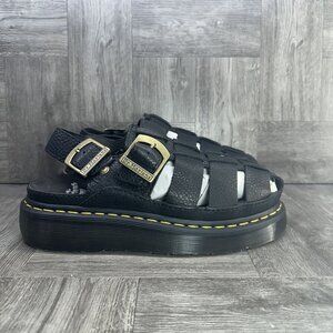 Dr. Marten's Archive Fisherman Men's 8/Women's 9 Black Leather Sandals